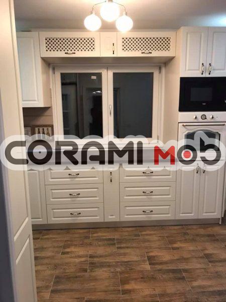 mobila bucatarie alba suceava